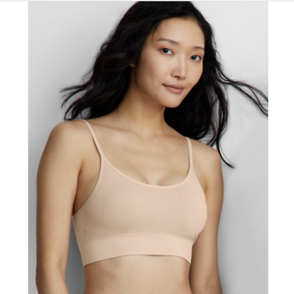 State of Day Women's Seamless Bralette, Nude Blush, NWT